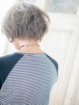 モッズ ヘア 福岡姪浜店(mod's hair) mod's姪浜/ハイトーンカラーイメチェンショートマッシュパーマh