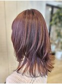 #N.カラー＃カット＃ピンクベージュブラウン【深谷】【美容室】
