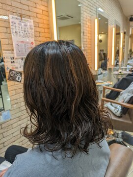 アルファ 波崎店 酸性デジタルパーマ￥19690