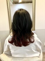 クルト バイ マルカ(KURT by MARUCA)&nbsp;レイヤーカット/チェリーレッド/グラデーションカラー