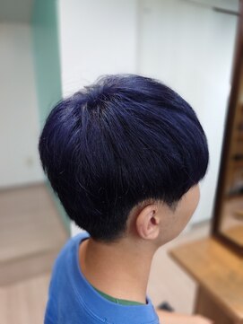 ヘアジーナ(Hair Jina) 簡単メンズスタイリング☆ブルーブラック