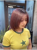艶間たっぷりチェリーレッドカラー