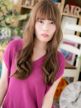 カバーヘア ブリス 戸田公園西口店(COVER HAIR bliss) 大人可愛い韓国風パーマ厚めバングロングh3戸田公園20代30代40代