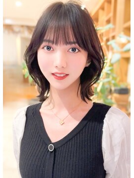 ルエ(rue) ナチュラルボブ×大人ショートボブ×前髪あり 20代30代40代50代