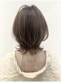 ひし形ネオウルフ×バレイヤージュ　ウルフカット