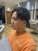 フィゼル あべのルシアス店(Aujua fizelle)&nbsp;強めツイストスパイラルパーマ　＊ 佐藤　空