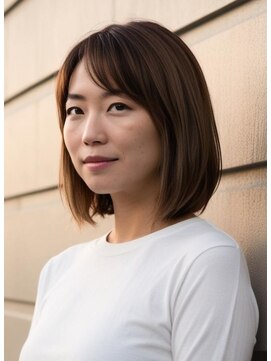 ２丁目３番地美容室 ナチュラルハイライト　ミディアム