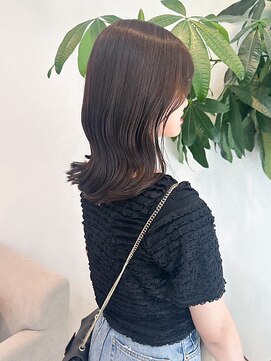 エトレ(etore) 艶髪ナチュラルブラウン×ゆる巻きミディアム