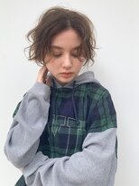 カナン(CANAAN)&nbsp;透け感ベージュカラー　ショート　（原宿/表参道）