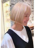 ホワイトベージュ ハイトーンカラー