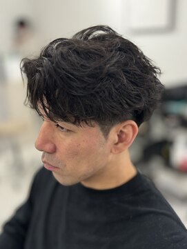 バース 梅田中崎町店(BIRTH) ニュアンスパーマセンターパートフェザーパーマシャドーパーマ