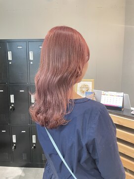 アイリー 名古屋(A/LEE) ピンクベージュ/ピンクカラー/ブリーチカラー