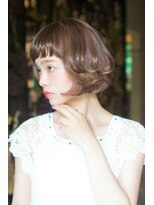 アニスミュゼ(anis musee)&nbsp;【anis musee 苫小牧】ベージュカラー 無造作 ナチュラルボブ☆