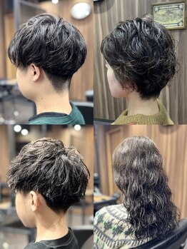 アレッタ(ALETTA)の写真/【メンズ～レディースまで!】流行りのパーマスタイルも"ALETTA"にお任せください♪