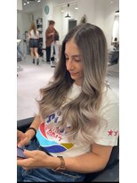 シエラ 南船場(CIERA.)&nbsp;ミニウルフデジタルパーマチェリーブラウンオリーブグレージュ