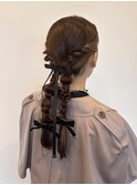 編みおろしアレンジ