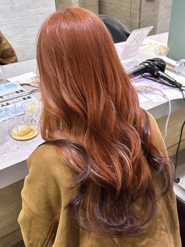 コル(col oodori) オレンジブラウン/エンドカラー