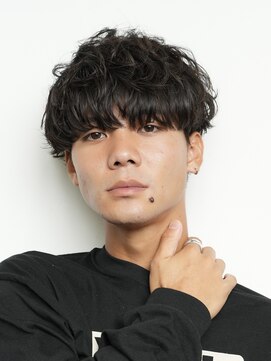 ログ(LOG) シャドウパーマ メンズパーマ 無造作パーマ