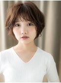 根元パーマ小顔ゆるふわフェザーショートTd1越谷20代30代40代