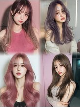 透明感のあるカラー、トレンドヘアを★インナーカラー/ヘアメイクヘアセット/ブリーチダブルカラー是非♪♪