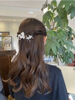 ヘアーアンドスパ エンジェイ(HAIR＆SPA enj)&nbsp;ハーフアップ