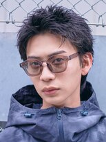 テン 心斎橋(tenn.) アクティブショートフェザーパーマルーズショートセンターパート