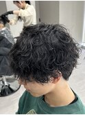 爽やか好印象メンズ波巻きパーマ