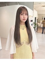 ハーツオオサカ(HE:ARTS OSAKA)&nbsp;韓国ヘア髪質改善透明感ストレートロング韓国ロング艶カラー