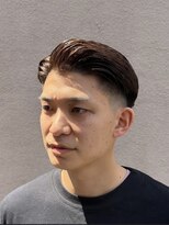ラッドクルー バーバー ショップ(RADCREW BARBER SHOP)&nbsp;ブラウンカラー/ナチュラルサイドパート