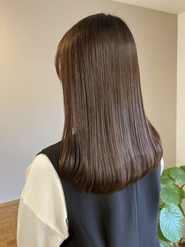 リポゾ(Riposo.)の写真/梅雨の季節も、透明感カラーで気分を明るく♪季節に合わせた似合わせカラーをご提案します◎