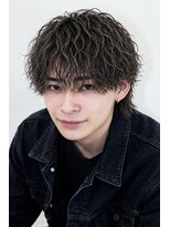 ラスト(LUAST) 波巻きスパイラルフェザーパーマフェザーショートセンターパート
