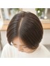 【人気No.3】脱白髪染めリタッチカラー+カット+ミヤビナスパ(15分)