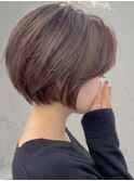 丸みショートボブ