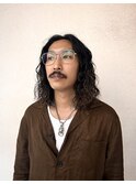 メンズロング/スパイラルパーマ/ツイストスパイラルパーマ