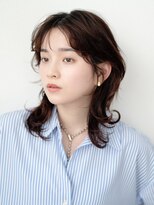 Link上大岡【11月中旬 NEW OPEN（予定）】&nbsp;黒髪 メルティカラー ウルフミディ シースルーバング/上大岡
