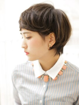 モードケイズ 本厚木(MODE K's) 【MODE K's厚木】くせ毛風エッジショート×ツヤ感グレージュ