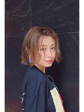 ロンド パルティール 大宮(Lond partir) 【石田勇士郎】大人カワイイ切りっぱなし透け感bob