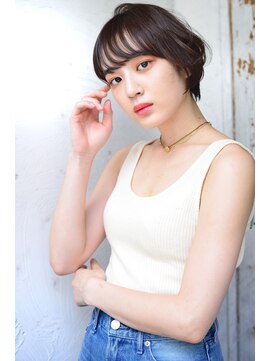 ロイジー(roijir) 【roijir】大人かわいいxブランジュ耳掛けショートボブ