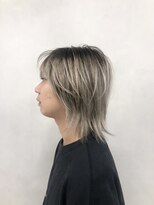 エイト ヘアサロン 渋谷本店(EIGHT)&nbsp;シアーホワイト_セミウルフ_新田 廉_0106