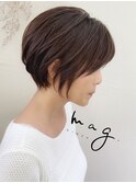 【mag  ginza】大人シンプルショート×ハイライト