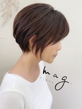 マグ ギンザ(mag ginza) 【mag  ginza】大人シンプルショート×ハイライト