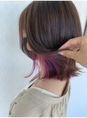 イヤリングカラー】マスクしてても目立つビビットピンク