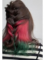 ローバー(Rover)&nbsp;インナーカラー☆ピンク～グリーン