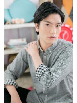 ミック ヘアアンドメイク アップ 駒込店(miq Hair&Make up) デキる男の◎アシンメトリーツーブロックショート