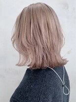 アイティーバイアルバム 藤沢店(IT by ALBUM)&nbsp;ベージュボブ_カーキグレージュマッシュショート_ba317271