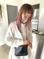 ピーロ(piilo)&nbsp;デザインカラー　ブリーチ　コーラルピンク