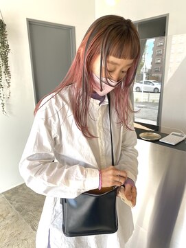 ピーロ(piilo) デザインカラー ブリーチ コーラルピンク