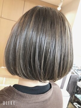 ヘアーアンドメイク ペリドット(hair&make Peridot) 大人気ボブスタイル×ナチュラルハイライト/30代/40代/50代/60代