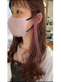 ローズブラウン ×  イヤリングカラーモーヴピンク☆20代30代