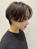 トルネード(TORNADO) ハンサムショート 推しカラー推しカット前髪なしショート S0201